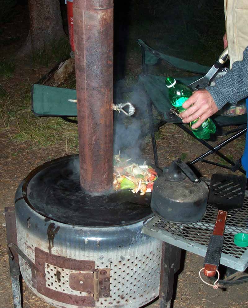 Cookerwars Com, Wash Tub Fire Pit With Chimney